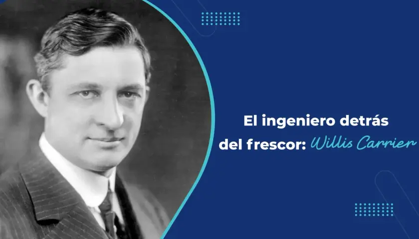 El ingeniero detrás del frescor: Willis Carrier, quien inventó el aire acondicionado, revolucionando el confort.