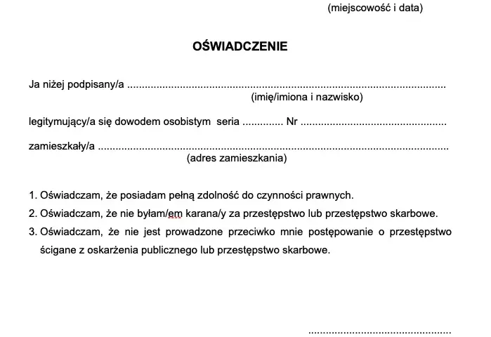 Co to jest oświadczenie i jak ważne jest w codziennym życiu?