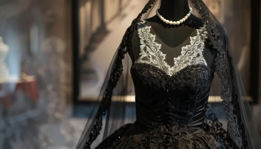 Czarne suknie ślubne: Elegancja w najczystszej postaci