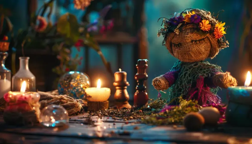 Zaklęcia i uroki z lalką voodoo - rodzaje i zastosowanie