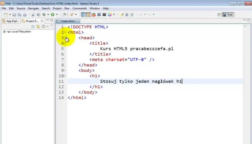 Jak zrobić nagłówek w HTML - unikaj najczęstszych błędów i zyskaj efekty