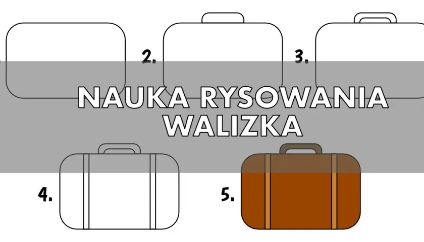 Jak narysować walizkę - proste kroki, które każdy może opanować