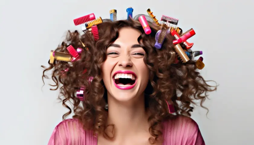 Loki na papiloty - jak kręcić włosy na papiloty, efekt curly girl