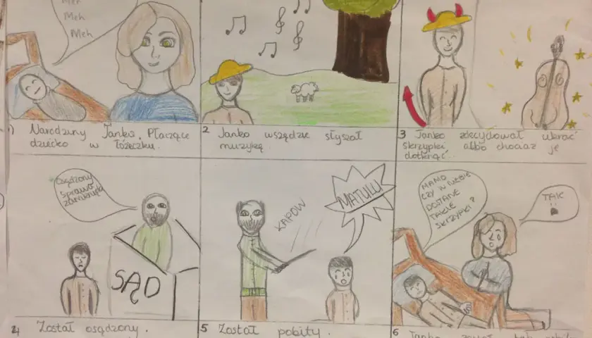 Jak narysować komiks do szkoły podstawowej - proste techniki i pomysły