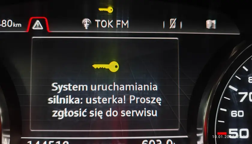 System uruchamiania silnika Audi: 5 najczęstszych awarii i naprawy