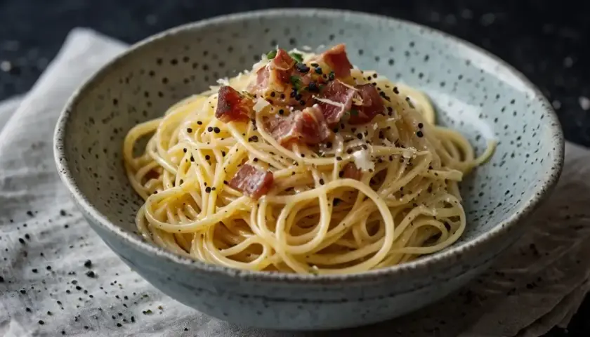 Spaghetti carbonara bez jajek - pyszne przepisy na prostą wersję