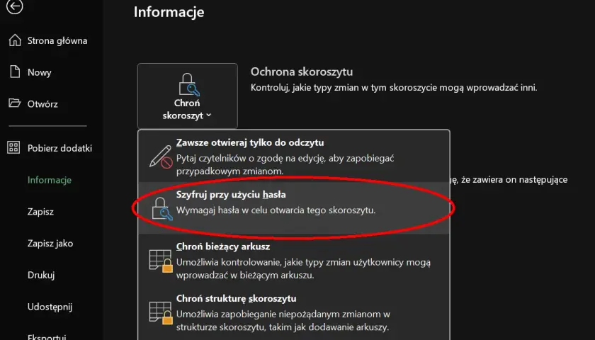 Jak założyć hasło w Excelu: Chroń swoje dane skutecznie