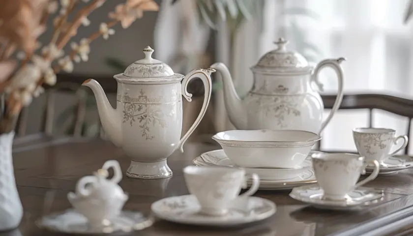 Zestaw kawowy Chodzież: Odkryj urok i wartość porcelany 