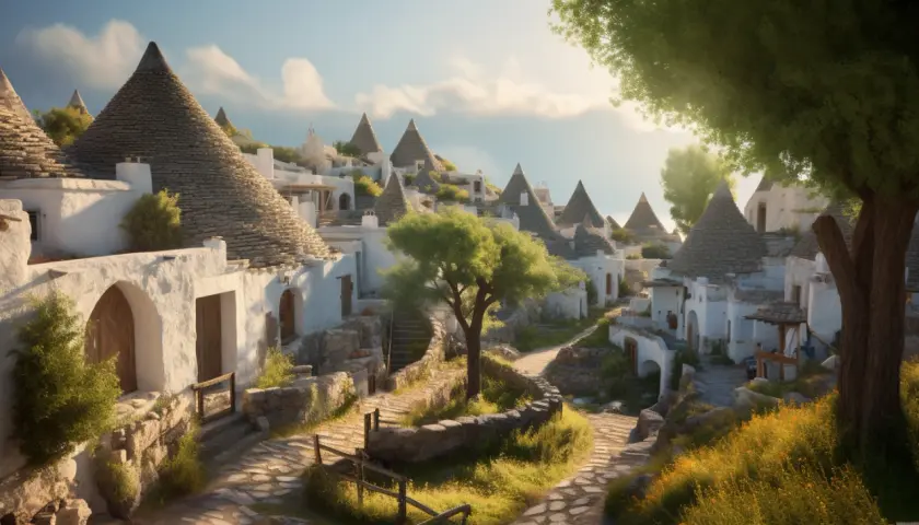Trulli w Alberobello: unikalne włoskie domy z kamienia