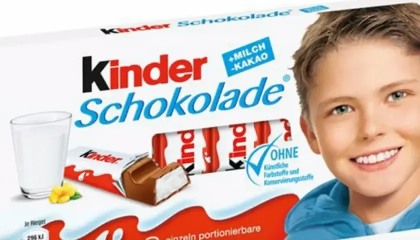 Kto jest na opakowaniu kinder czekolady? Poznaj modela i jego historię