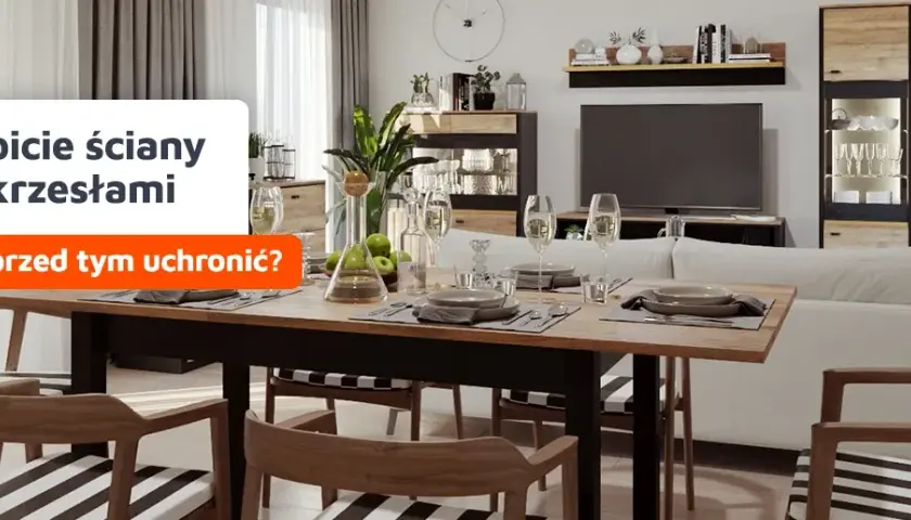 Jak zabezpieczyć ścianę przed krzesłami i uniknąć kosztownych uszkodzeń