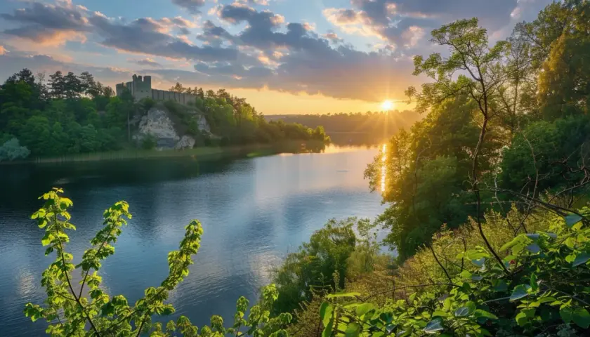 Wąbrzeźno: Zamek i jezioro - Idealne miejsce na weekend?