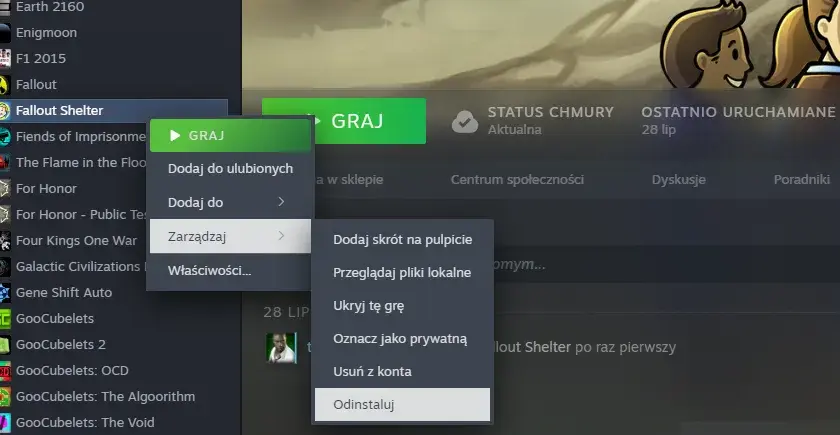 Szybkie sposoby na usuwanie gier z biblioteki Steam - skuteczny poradnik
