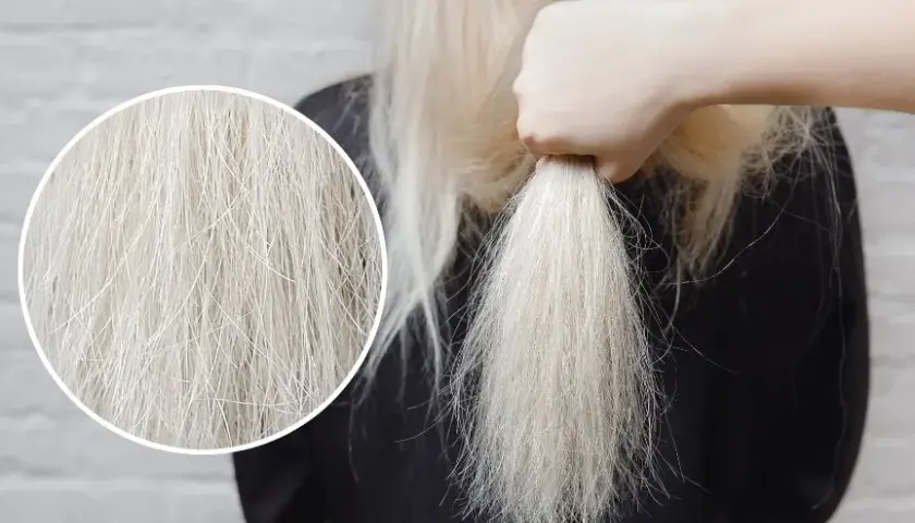 Jak wyglądają spalone włosy po farbowaniu? Objawy, przyczyny i pielęgnacja.