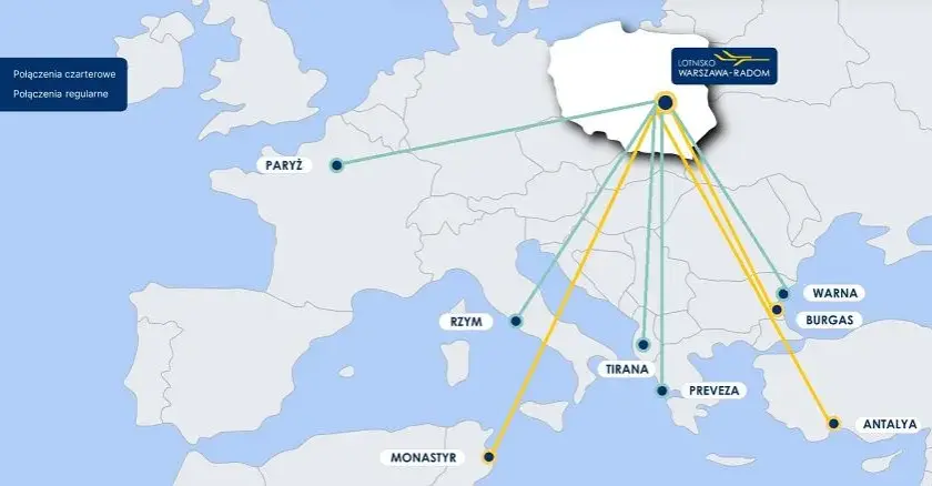 Lotnisko radom jakie linie beda latac – poznaj dostępne kierunki