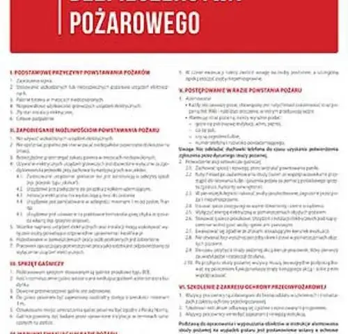 Kiedy wymagana jest instrukcja bezpieczeństwa pożarowego? Sprawdź obowiązki