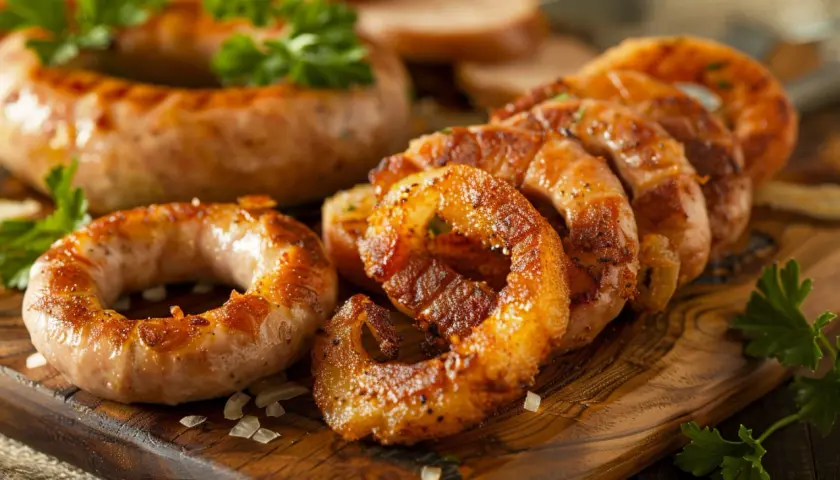 Pieczona biała kiełbasa z cebulą: pyszny przepis na tradycyjny smak