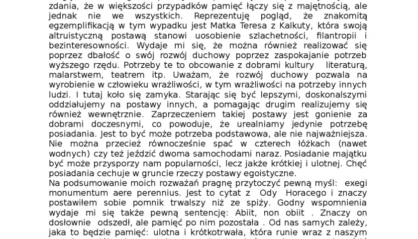 Przykłady z literatury do rozprawki mieć czy być - jak uniknąć błędów w argumentacji