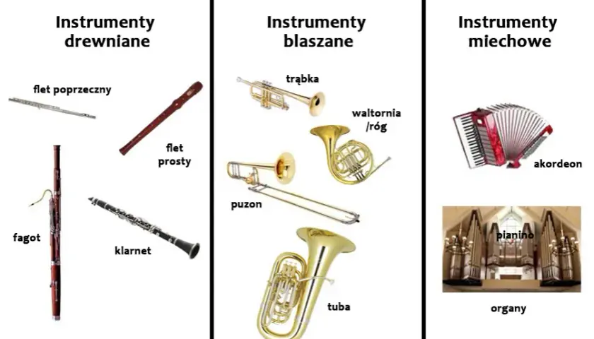 Instrumenty Muzyczne Dęte - Lista, Rodzaje i Opis