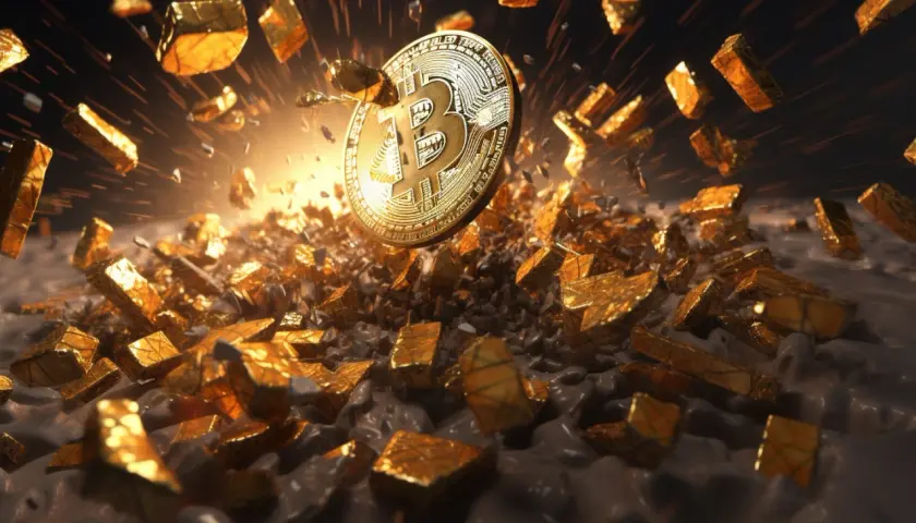 Hodlerzy opuszczają Bitcoina, dane on-chain o wydmuszce.
