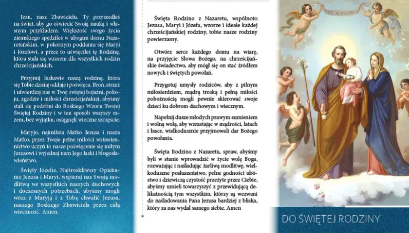 Litania do Świętej Rodziny - znaczenie i struktura modlitwy pełnej mocy