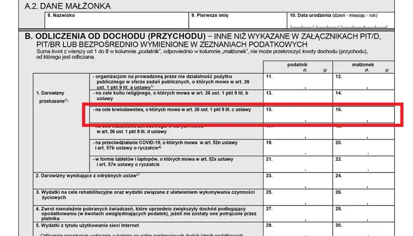 Jak rozliczyć ulgę krwiodawstwo i uniknąć błędów w PIT