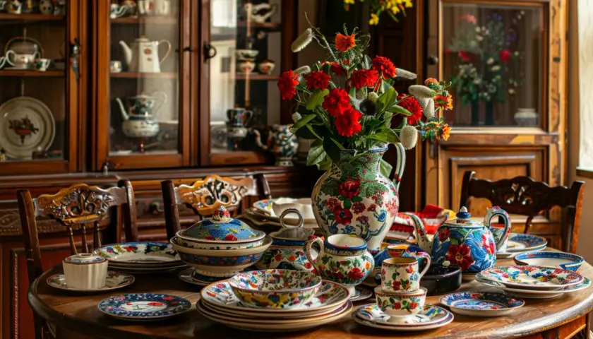 Porcelana Ćmielów z lat 70.: cenne kolekcje i ich wartość
