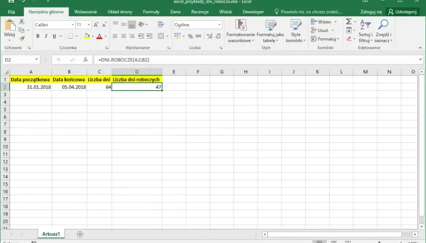 Excel: jak łatwo obliczyć ile dni minęło od daty - 3 sposoby