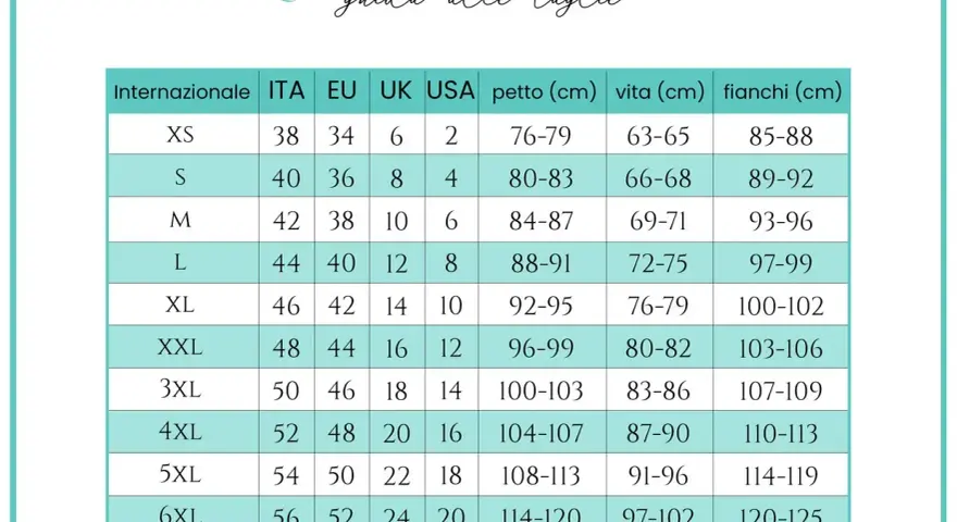 Guida taglie: taglia 50 uomo corrisponde a XL internazionale, 46 ITA, 42 EU, 14 UK, 10 USA, con petto 92-95 cm.