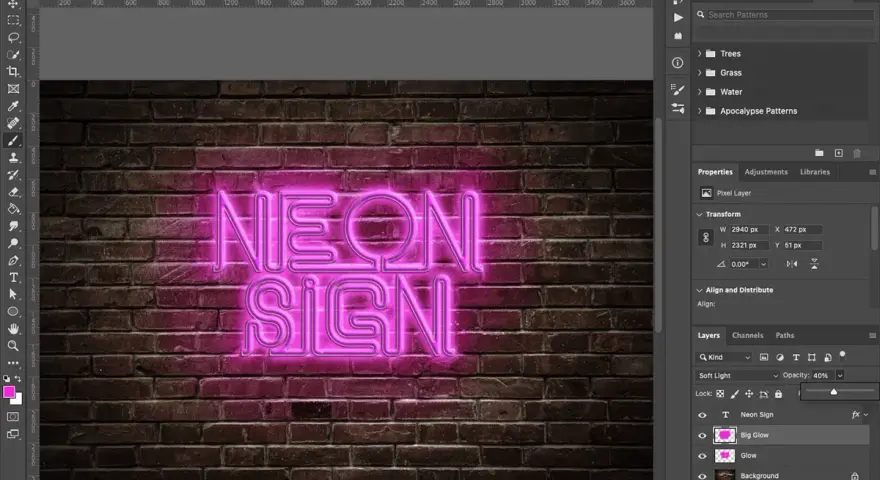 Sekrety realistycznego neonu w Photoshopie: Poradnik krok po kroku
