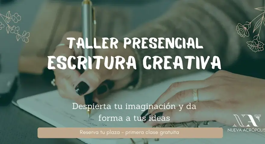 Taller presencial de escritura creativa. Despierta tu imaginación y da forma a tus ideas. ¡Primera clase gratuita!