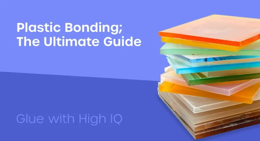 A stack of colorful plastic sheets, illustrating the best way to glue plastic for a strong bond.