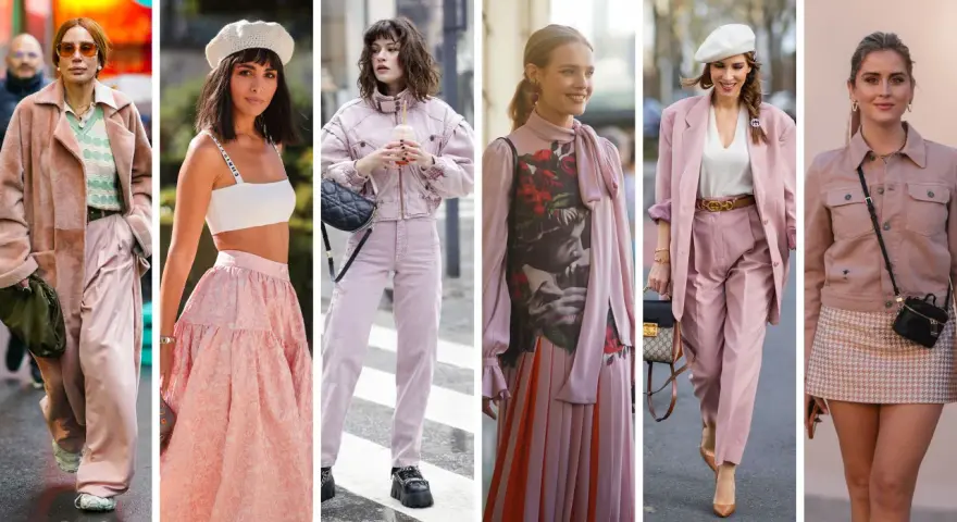 Sei modi per abbinare il rosa antico: da completi eleganti a gonne svolazzanti, un tocco di colore chic.