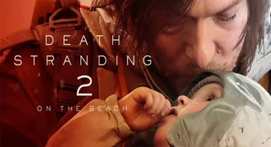 El póster de Death Stranding 2 muestra a Sam Porter Bridges cuidando a un bebé.