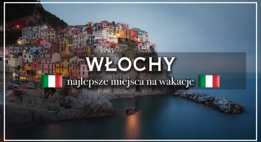 Kolorowe domy Cinque Terre, jedne z najpiękniejszych miejsc we Włoszech, nad lazurowym morzem.