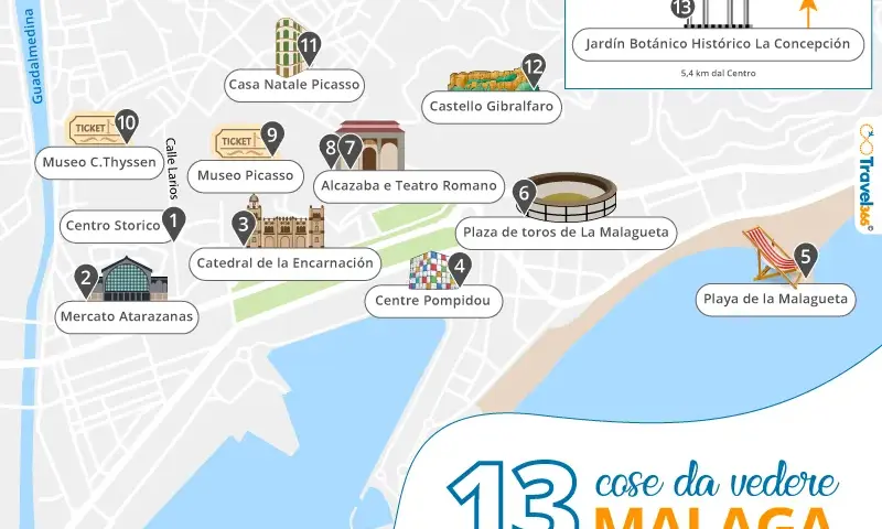 Malaga: Guida Completa Attrazioni, Musei, Spiagge e Consigli