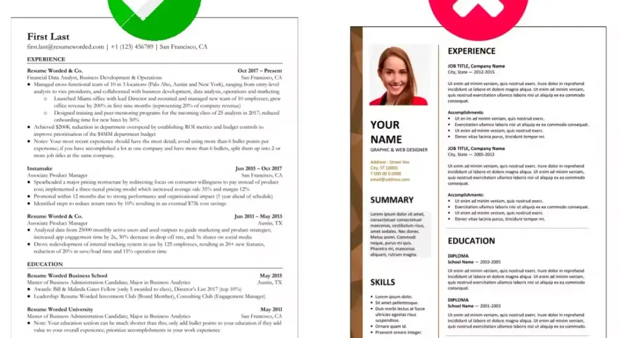 Poprawny i błędny przykład CV. Dowiedz się, jak napisać maila z CV, by zrobić dobre wrażenie.