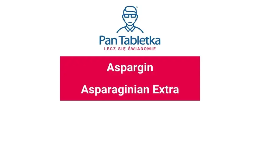 Logo Pan Tabletka. Aspargin wycofany. Asparaginian Extra.