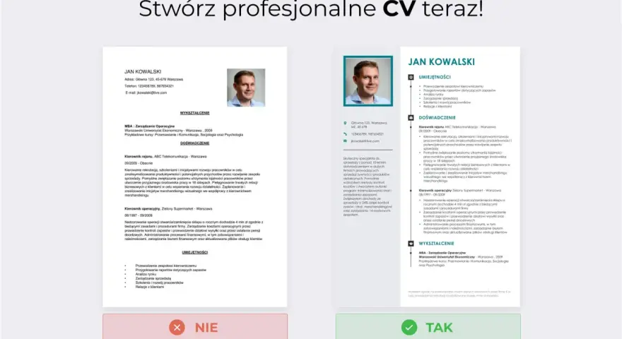 CV po angielsku Jana Kowalskiego, specjalisty ds. sprzedaży z 10-letnim doświadczeniem. Zawiera umiejętności, wykształcenie i doświadczenie zawodowe.