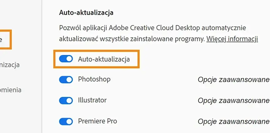 Zainstaluj Photoshop bez problemów - zaktualizuj system operacyjny