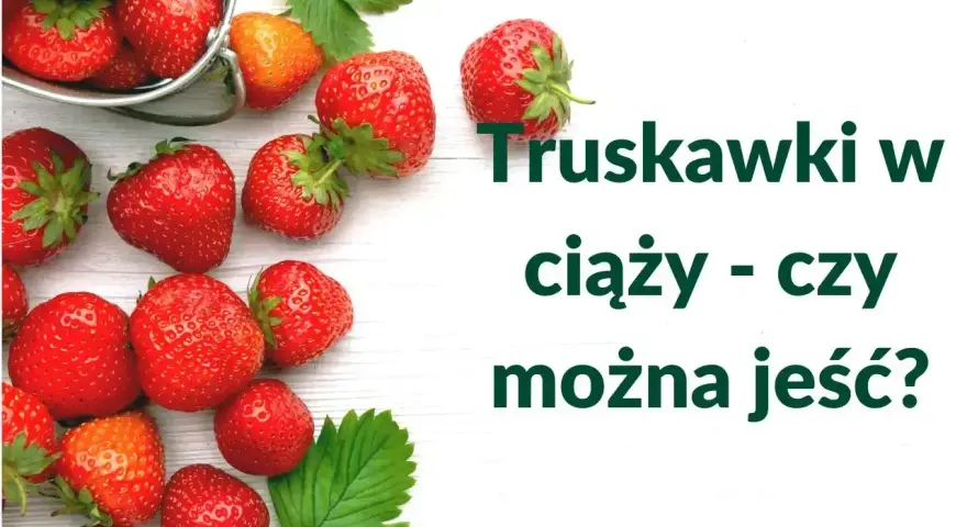 Świeże truskawki w ciąży – czy można jeść? Pyszne i zdrowe owoce na białym tle.