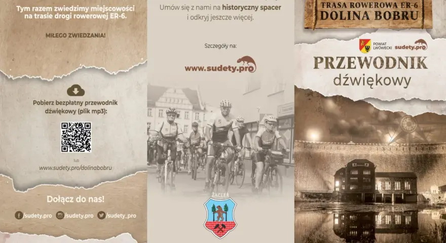 Trasa rowerowa ER-6 Dolina Bobru zaprasza na dźwiękową podróż po Sudetach. Odkryj historię i piękno regionu.