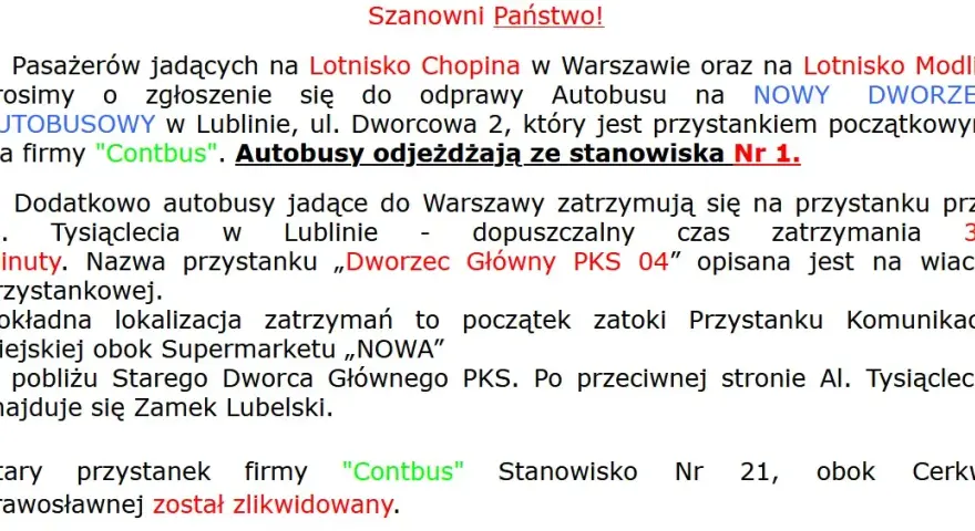 Contbus Warszawa-Lublin: Rozkład, ceny, bilety Wszystko, co musisz wiedzieć
