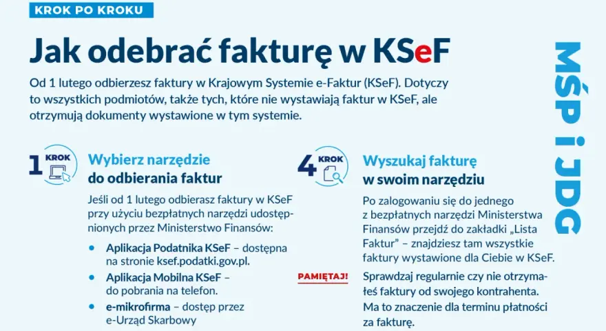 Jak odebrać fakturę w KSeF: wybierz narzędzie, wyszukaj fakturę. Sprawdzaj regularnie, by nie przegapić terminu płatności.