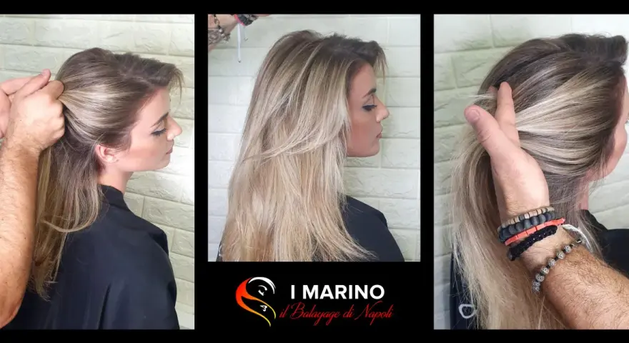 Capelli lunghi con schiariture biondo cenere naturale, un look sofisticato e luminoso.