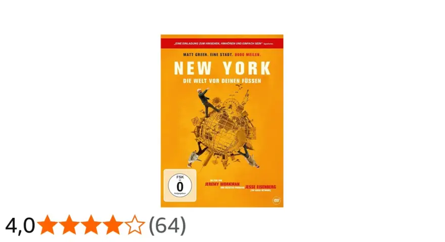 DVD-Cover "New York: Die Welt vor deinen Füßen". Perfekt für deinen auslandssemester new york Traum!
