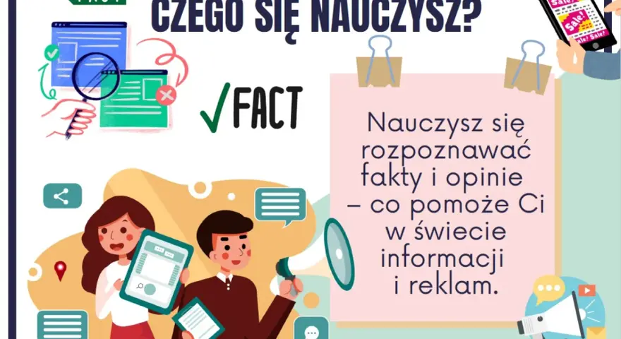 Ciekawostki o języku polskim: nauczysz się rozpoznawać fakty i opinie, co pomoże Ci w świecie informacji i reklam.