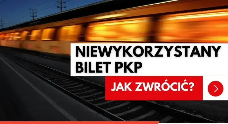 Pędzący pociąg PKP. Dowiedz się, jak dokonać zwrot biletu, gdy podróżnik nie skorzystał z przejazdu.