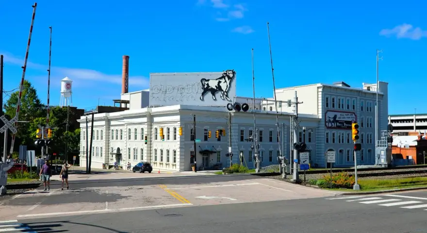 Discover things to do in Durham, NC this weekend! See the iconic Bull Durham sign and historic buildings.