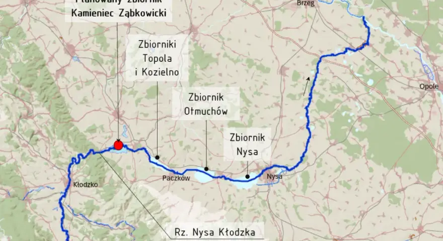 Mapa przedstawia teren na którym zostanie wybudowana elektrownia wodna – poznaj kluczowe szczegóły i wpływ na środowisko